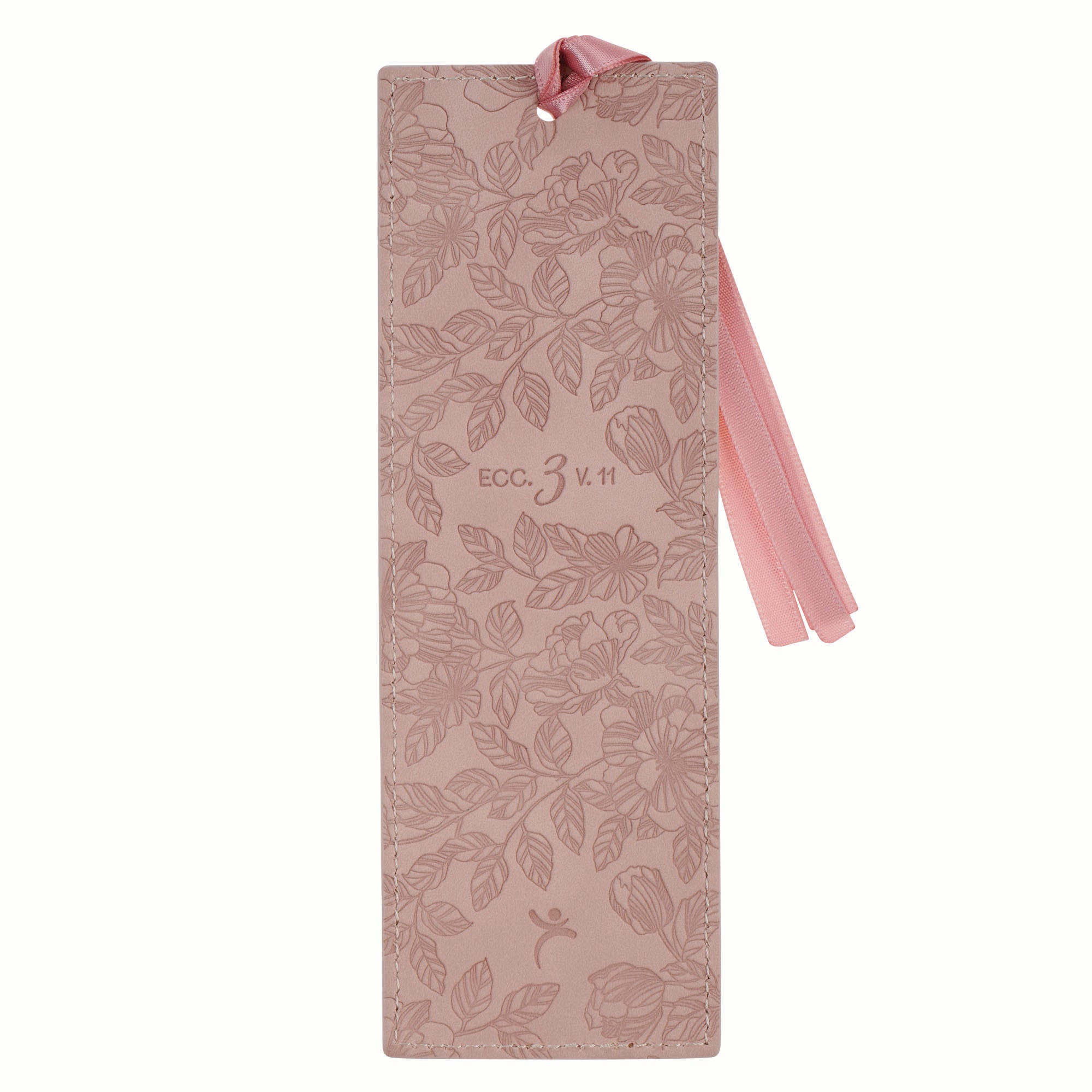 Bookmark Faux Leather: Everything Beautiful Pink Ecc. 3:11