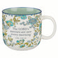 Ceramic Mug: Teal New Mercies Lam. 3:22-23