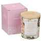 Glass Candle with Bamboo Lid: Floral Every Good & Perfect Gift James 117