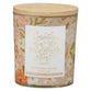 Glass Candle with Bamboo Lid: Floral Consider How the Wildflowers Grow Luke 1227