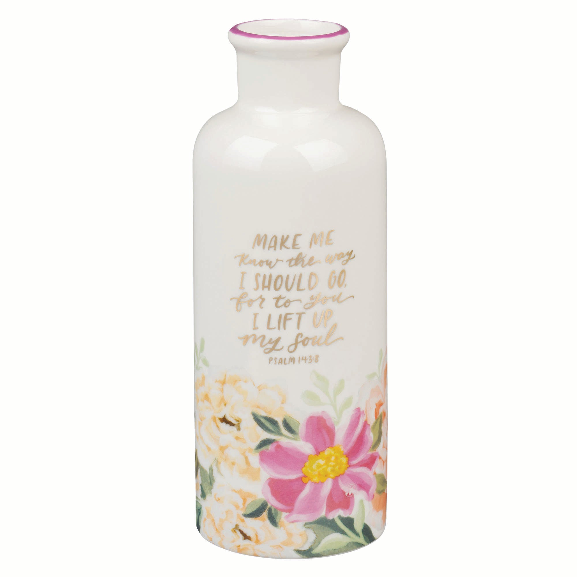 Table Vase: Make Me Know The Way I Should Go Ps. 143:8