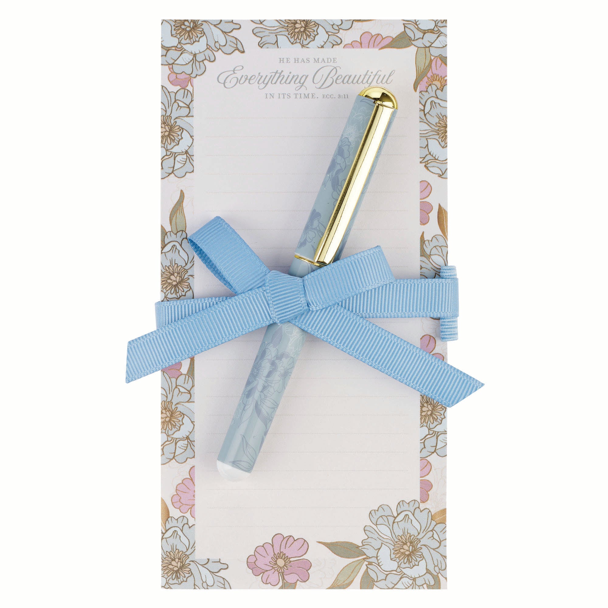 Magnetic Shopping List with Pen: Everything Beautiful Ecc. 3:11