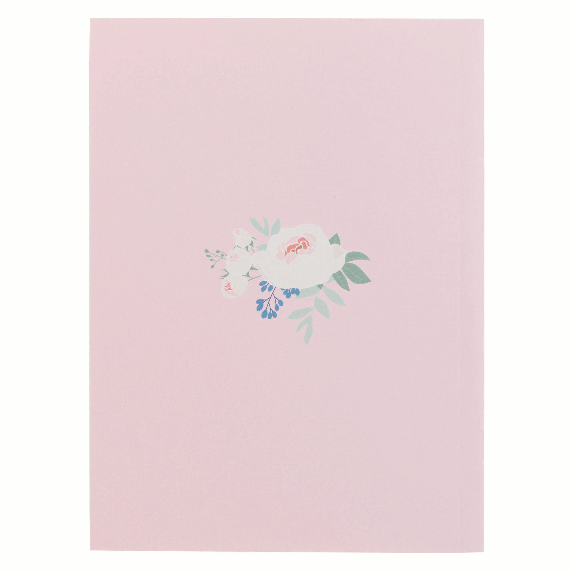 Notebook: Pink Floral Trust in the Lord Prov. 3:5