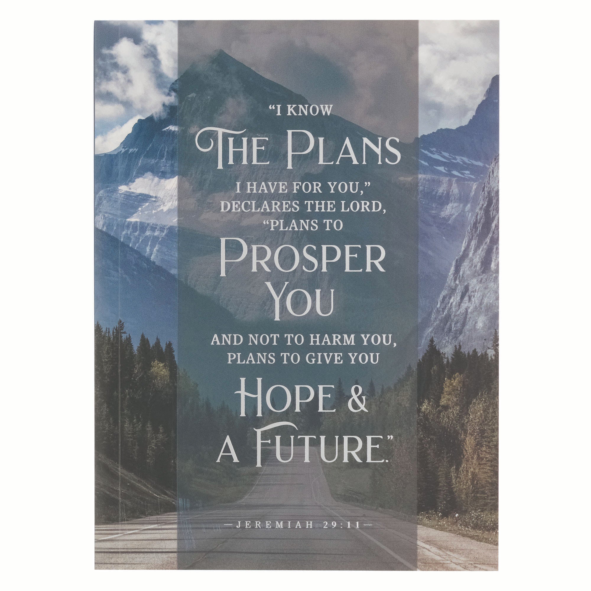 Notebook: Blue I Know the Plans I Have For You Jer. 29:11