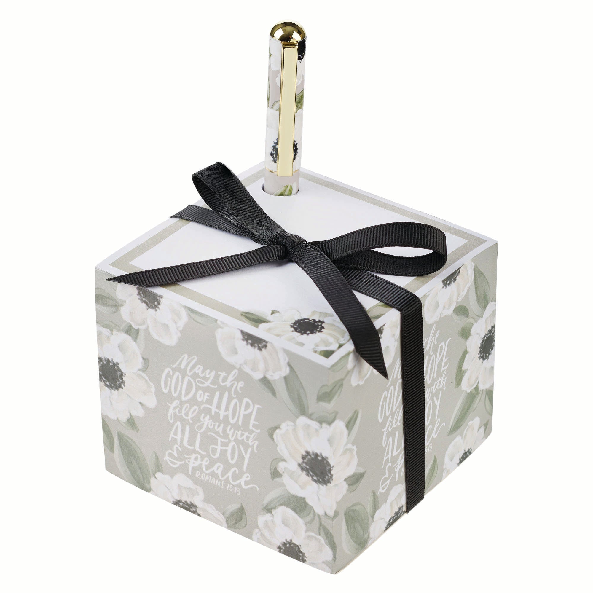Note Block with Pen: May the God of Hope Rom. 15:13