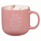 Ceramic Mug: Pink God is Within Her Ps. 46:5