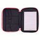 Bible Cover Medium: Organizer Two-fold Light Pink w/Ichthus Badge