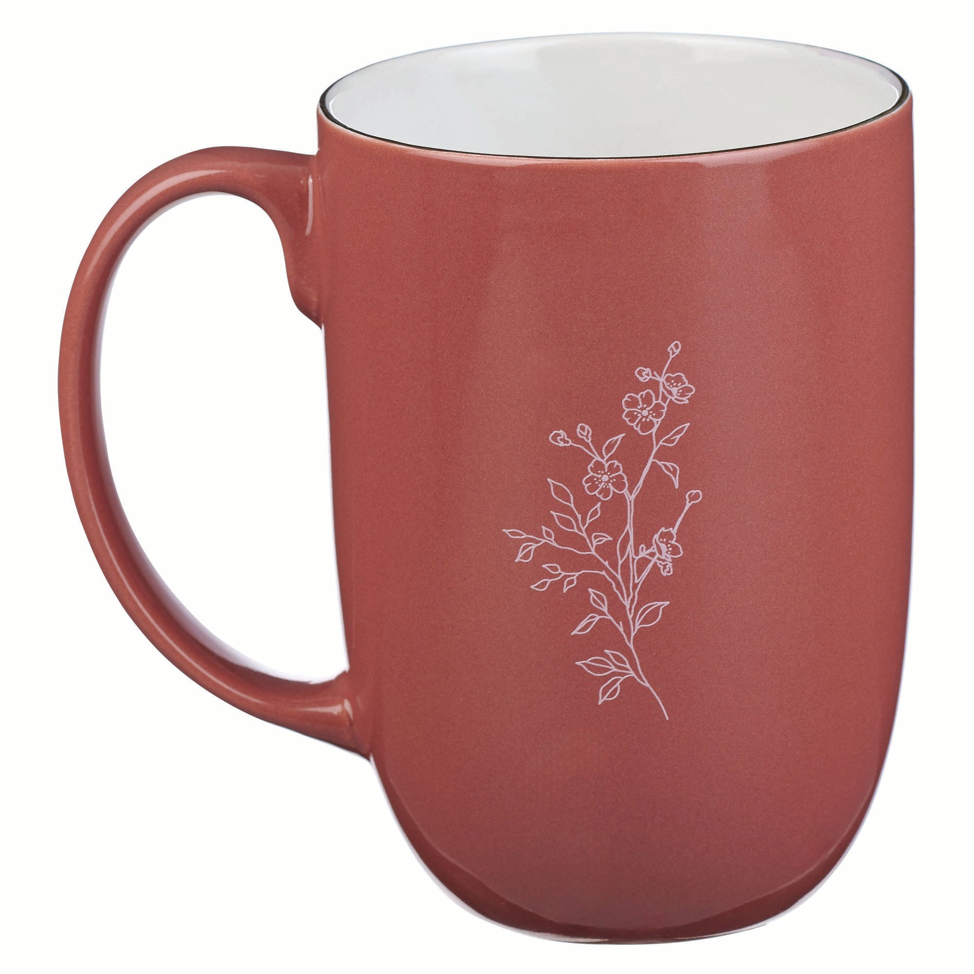 Ceramic Mug: Pink Trust Prov. 3:5