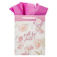 Gift Bag, Large Portrait (Walk by Faith Dusty Pink Cosmos Collection)