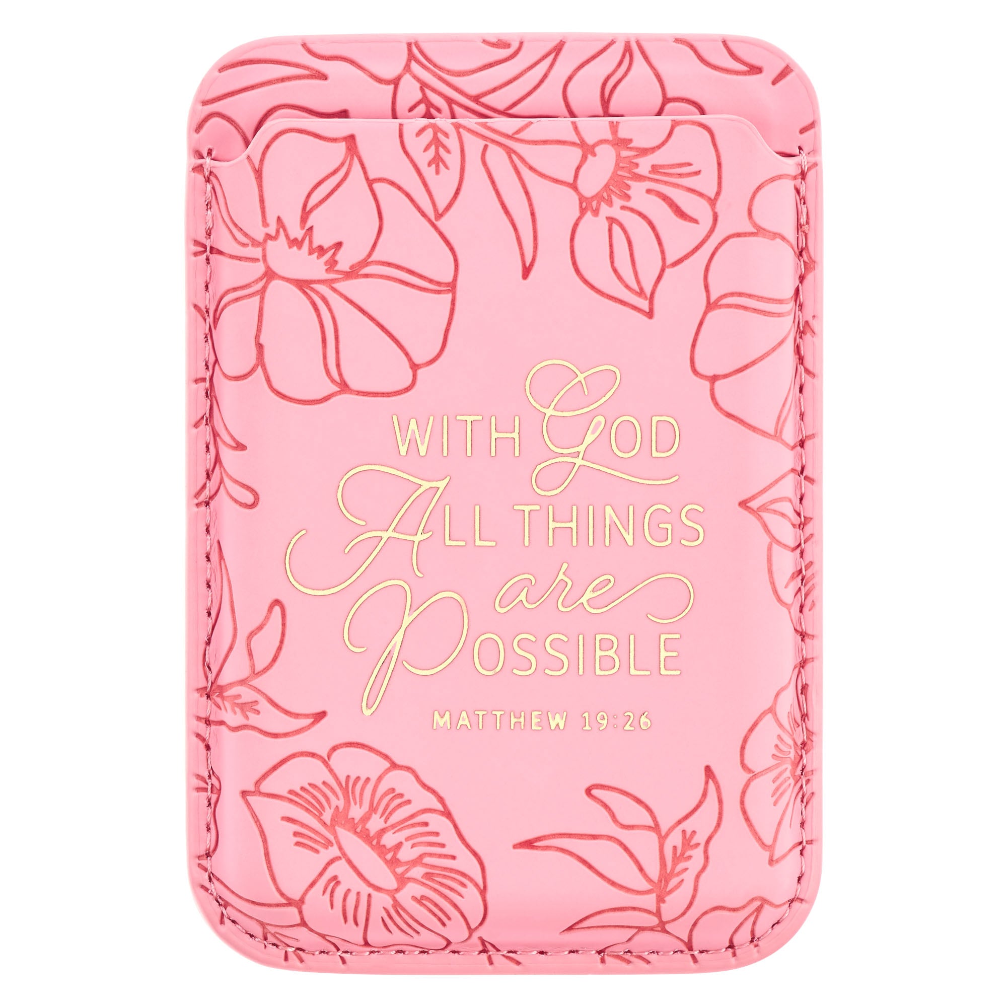 Phone Wallet (Things are Possible Pink Poppy Collection)