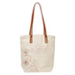 Canvas Tote Bag: Always Be Joyful (Joyful Dusty Mauve Pressed Flower Collection)