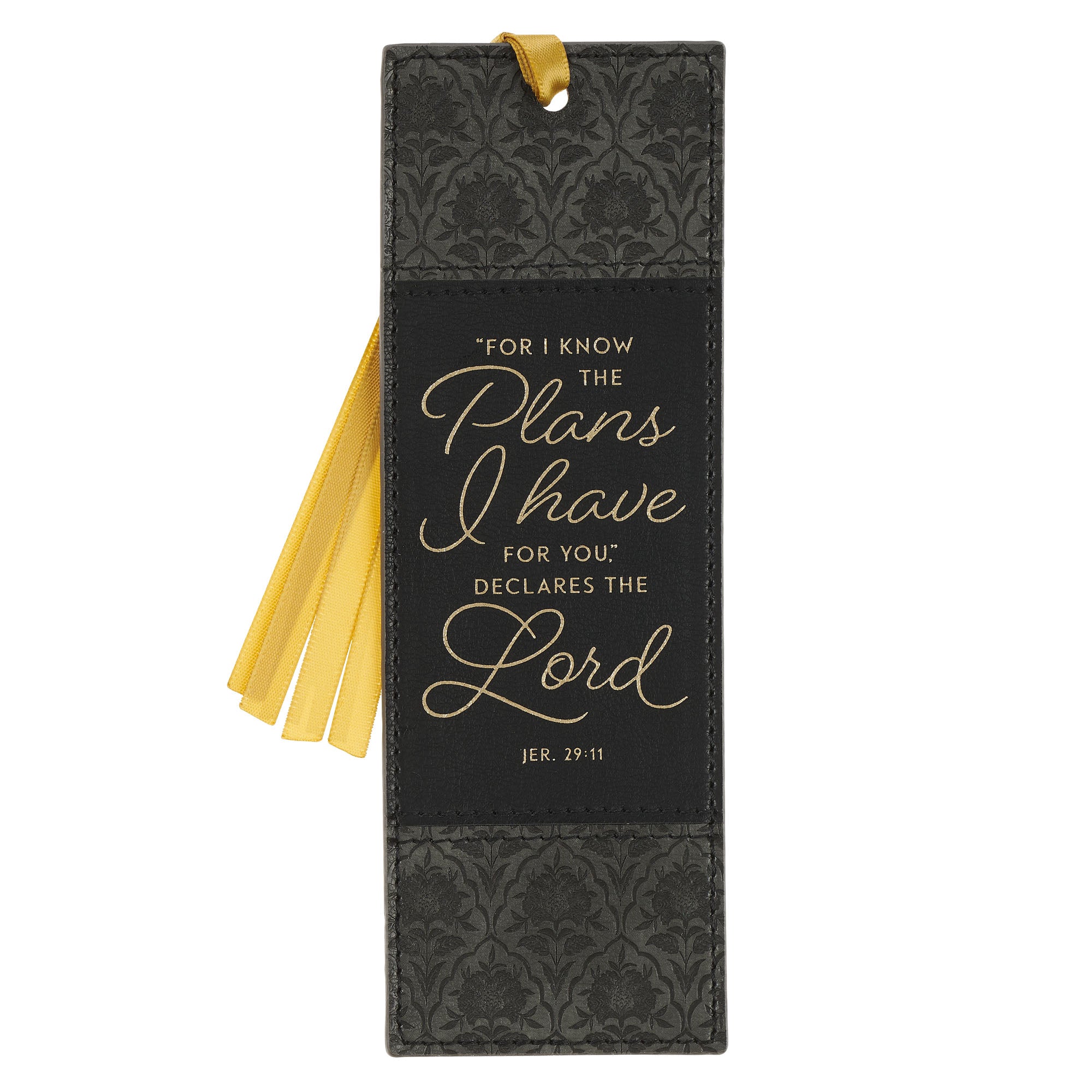 Bookmark with Ribbon (I know the Plans Graphite Collection)