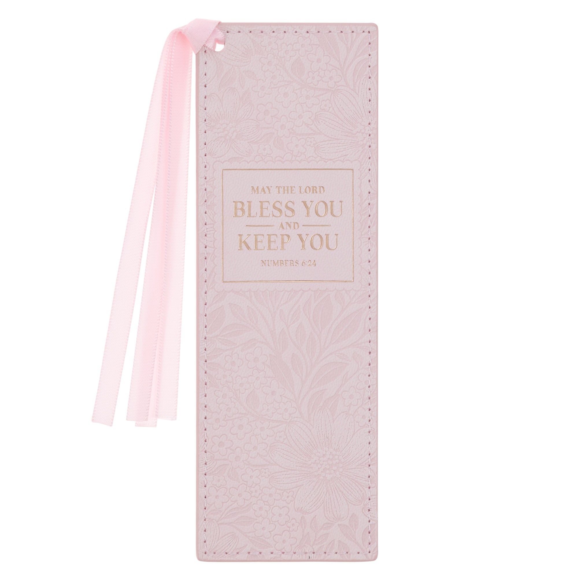 Bookmark with Ribbon (Bless and Keep You Blush Bloom Collection)