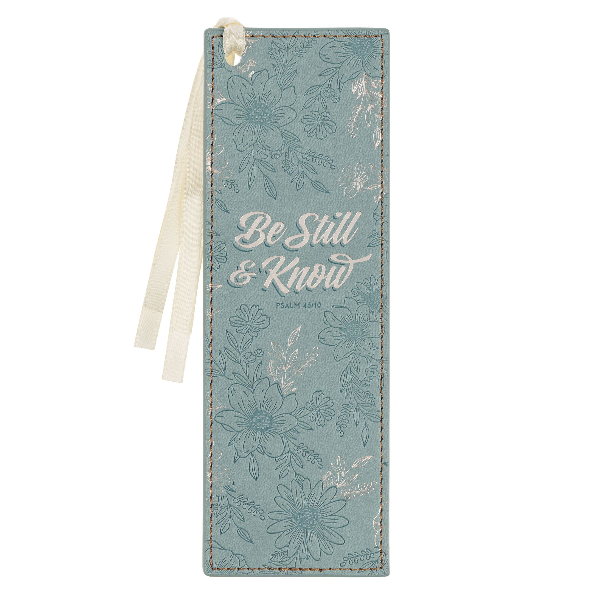 Bookmark with Ribbon: Be Still and Know