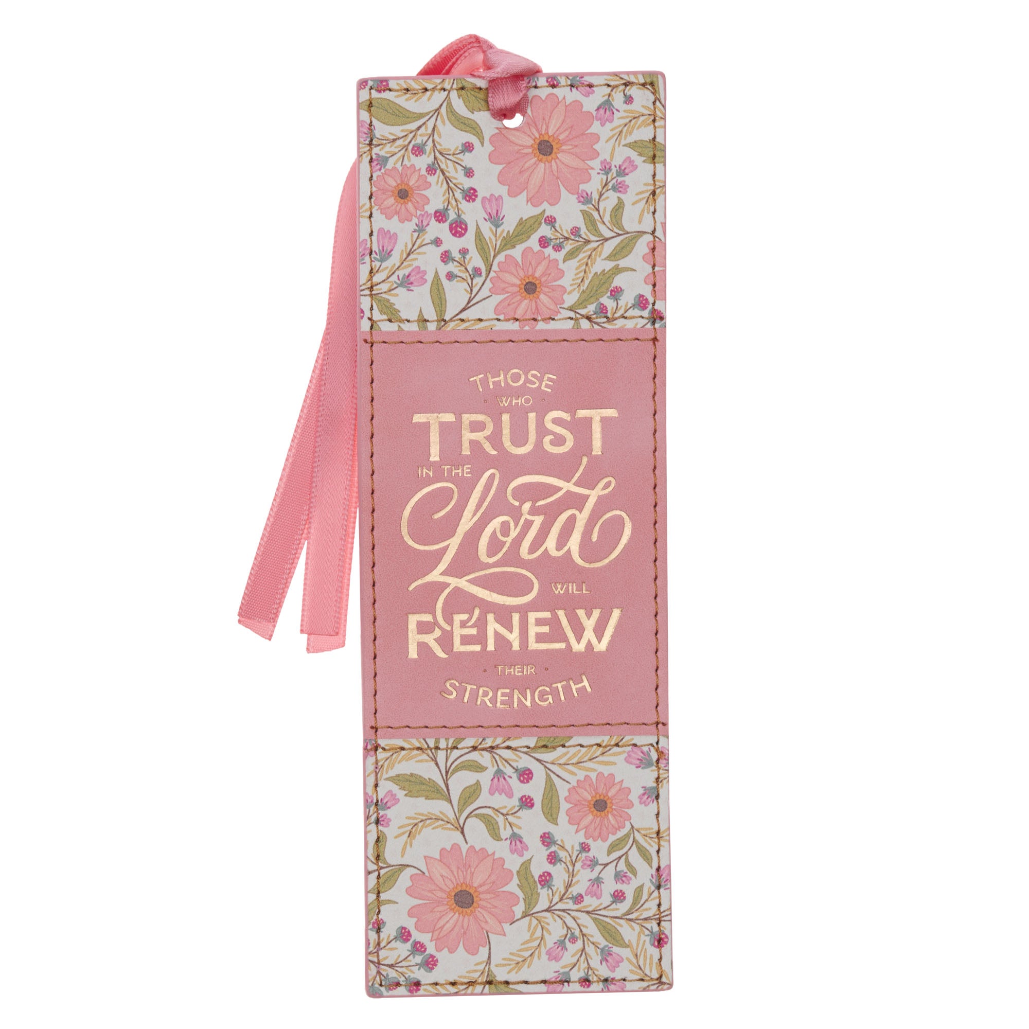 Bookmark with Ribbon (Trust Coral Cascade Collection)