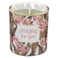 Glass Candle: Praying For You