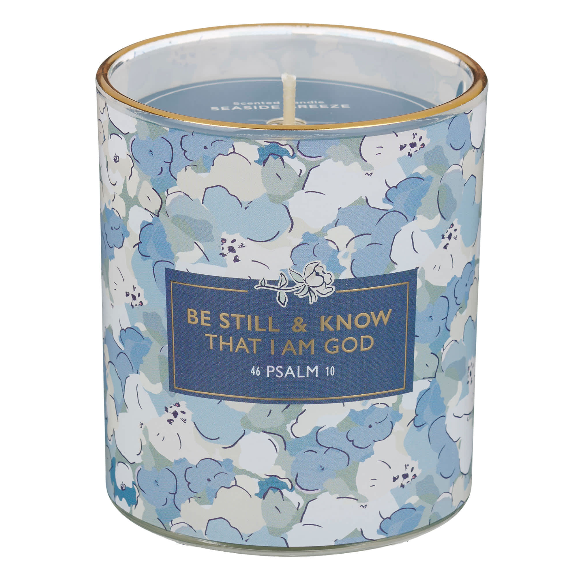 Glass Candle: Be Still & Know Ps. 46:10