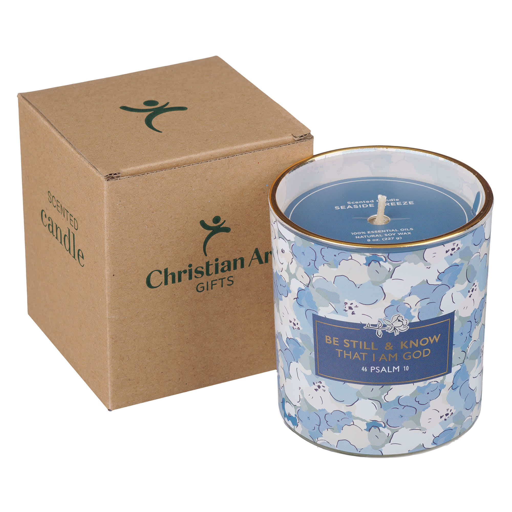 Glass Candle: Be Still & Know Ps. 46:10