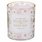 Glass Candle: Bless You and Keep You Num. 6:24