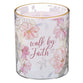 Glass Candle: Walk By Faith 2 Cor. 5:7