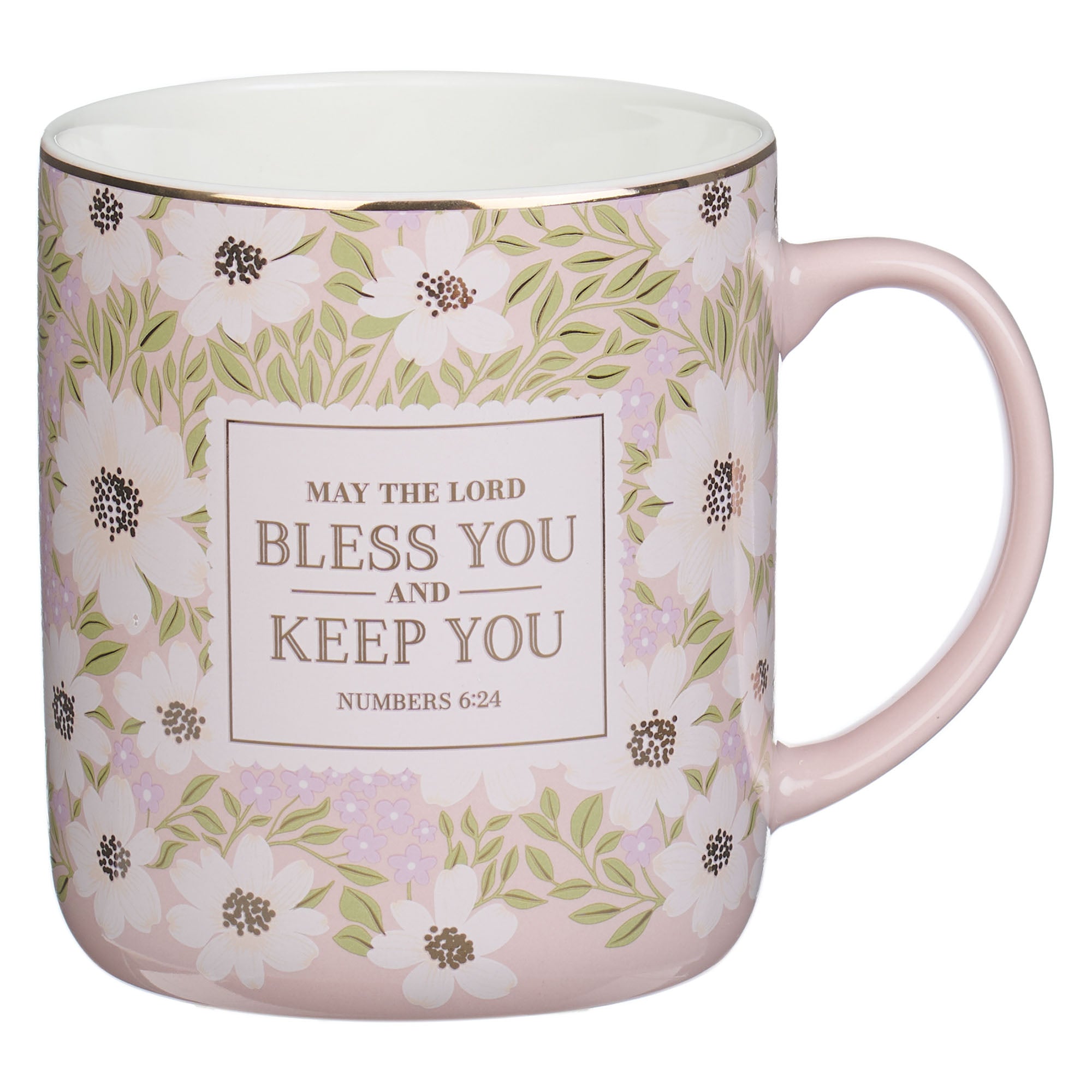 Ceramic Mug 414ml (Bless and Keep You Blush Bloom Collection)