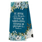 Tea Towel, 100% Cotton: Be Joyful in Hope, Patient in Love, Faithful in Prayer
