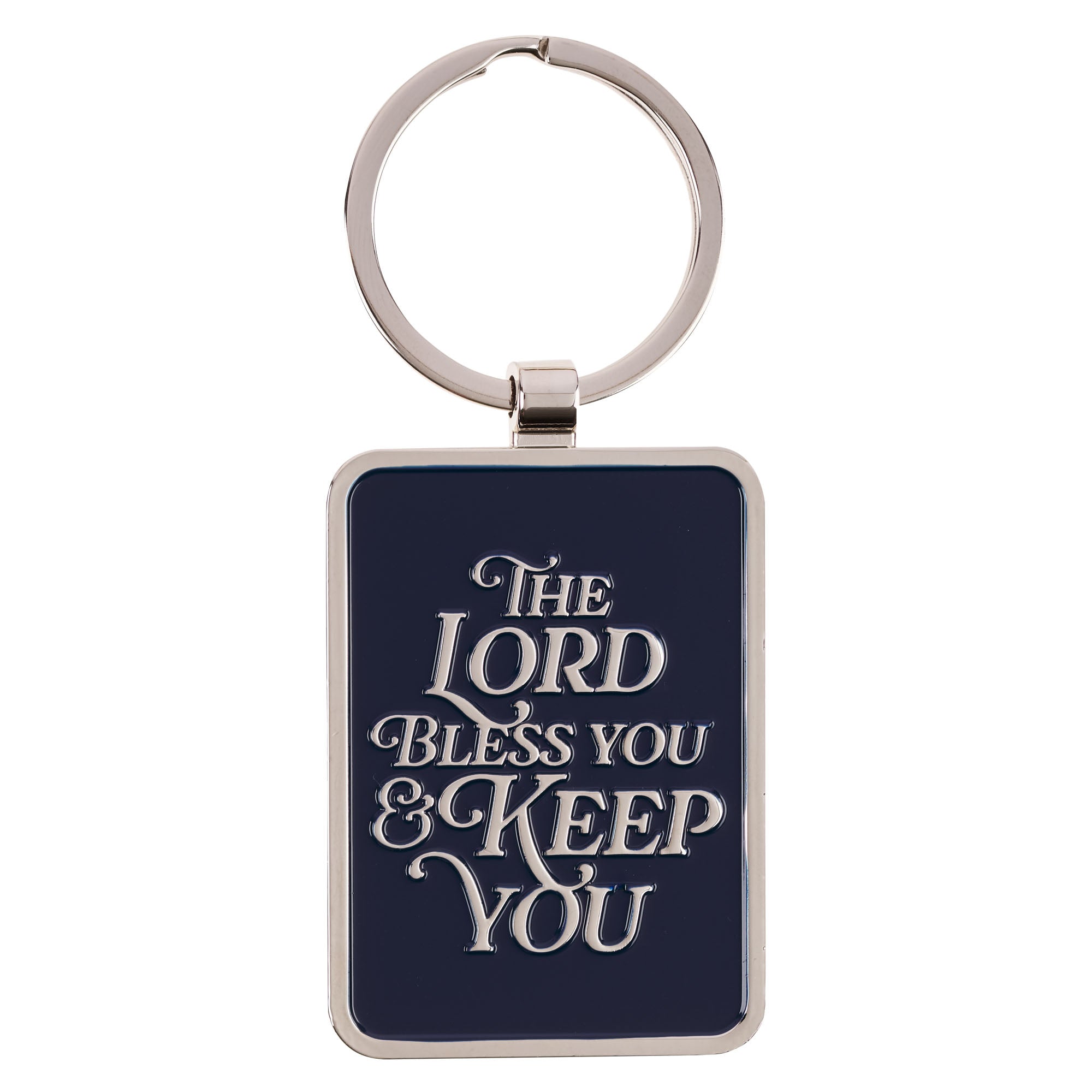 Keyring, Epoxy-filled Metal: The Lord Bless you & Keep You
