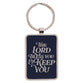 Keyring, Epoxy-filled Metal: The Lord Bless you & Keep You