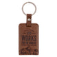 Keyring, Faux Leather: In all Things God Works for the Good