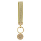 Keyring with Wrist Strap: Grow in Grace, 2 Peter 3:18 (Metal and Faux Leather)