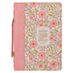 Bible Cover Large (Trust Coral Cascade Collection)