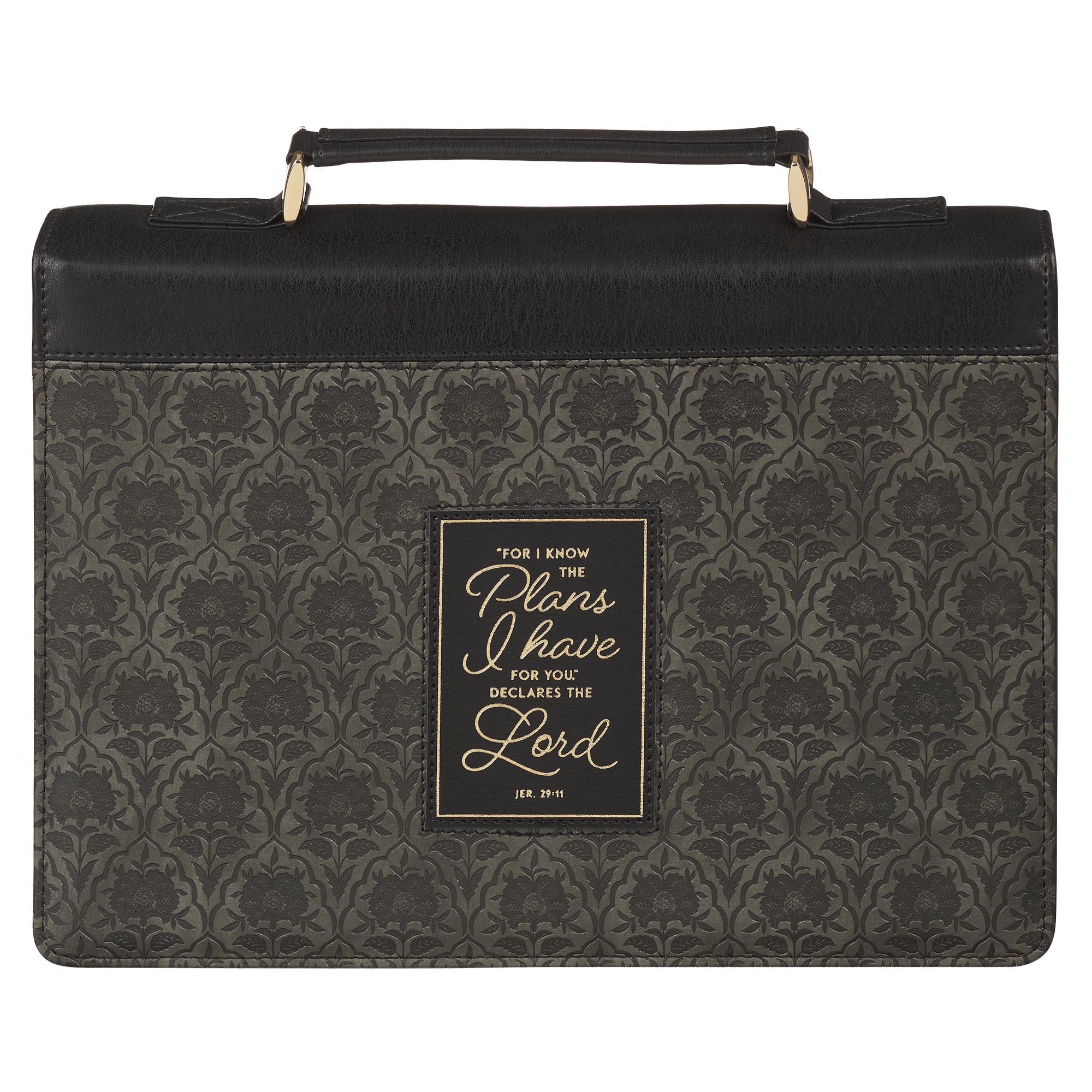 Bible Cover Medium (I know the Plans Graphite Collection)