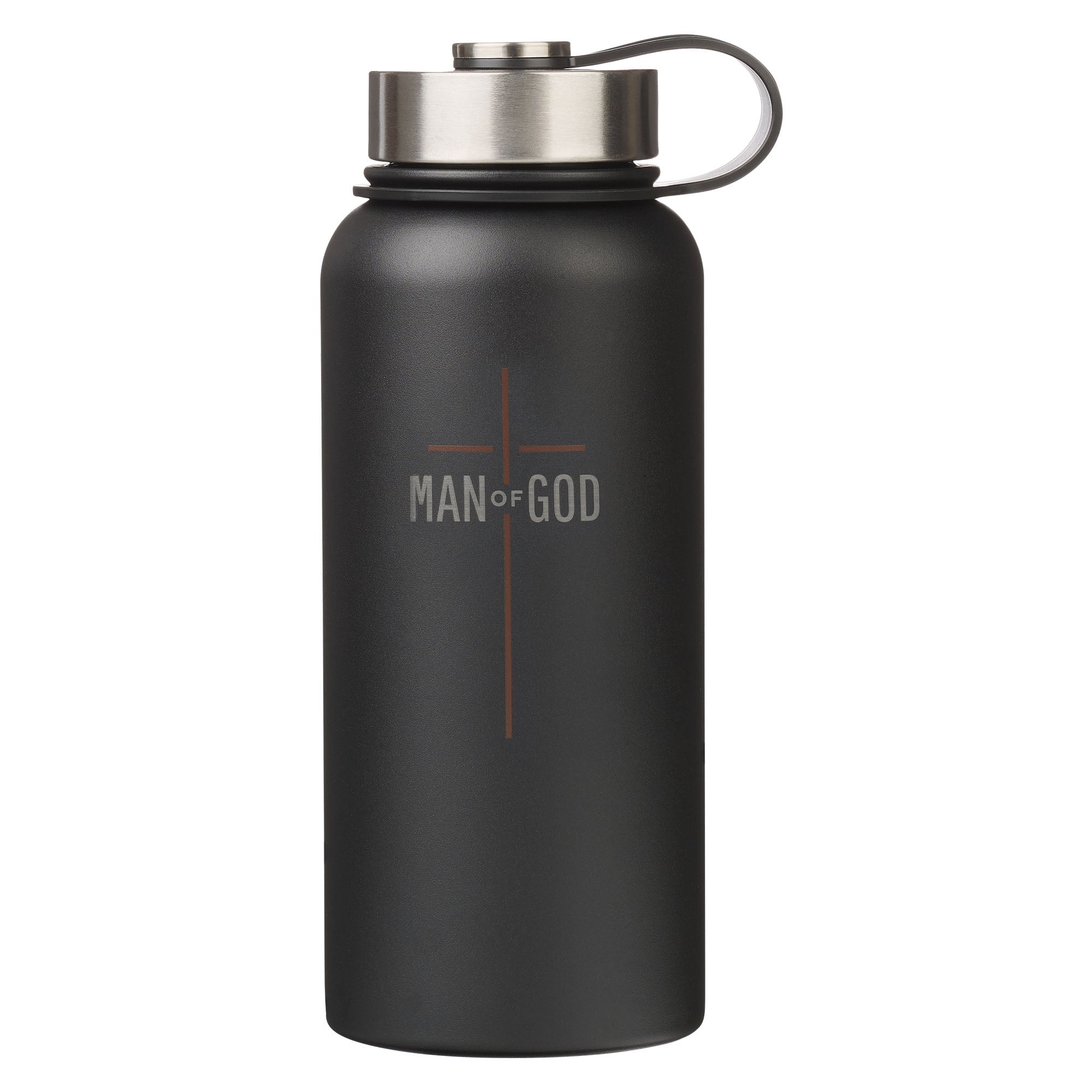 Water Bottle, Stainless Steel, 946ml (Man of God Brown Trailhead Collection)