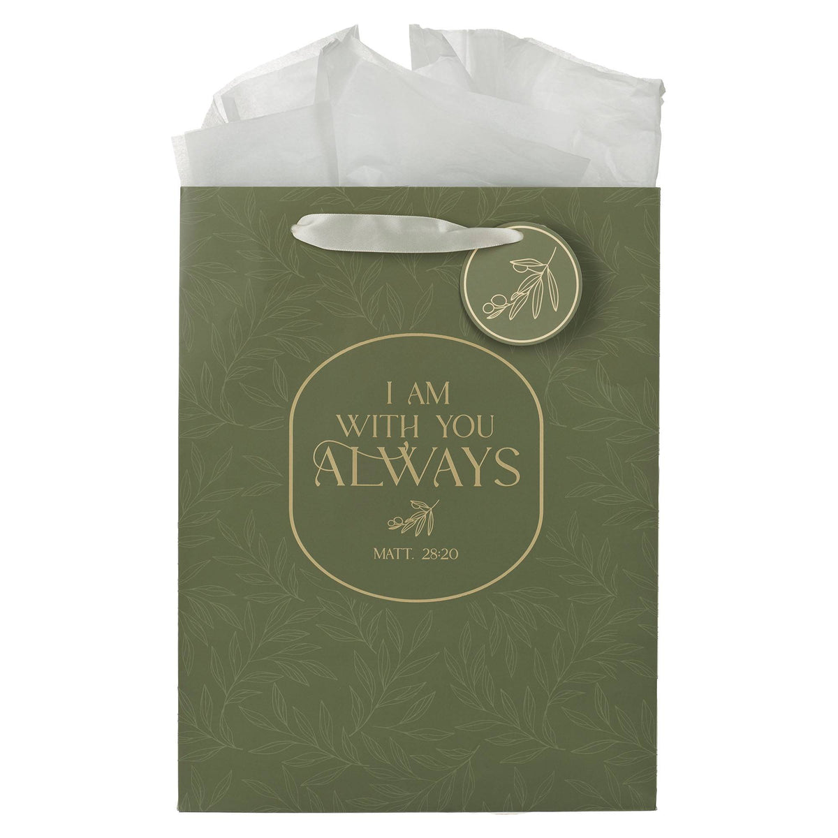 Gift Bag, Large: I Am With You Always Matt. 28:20