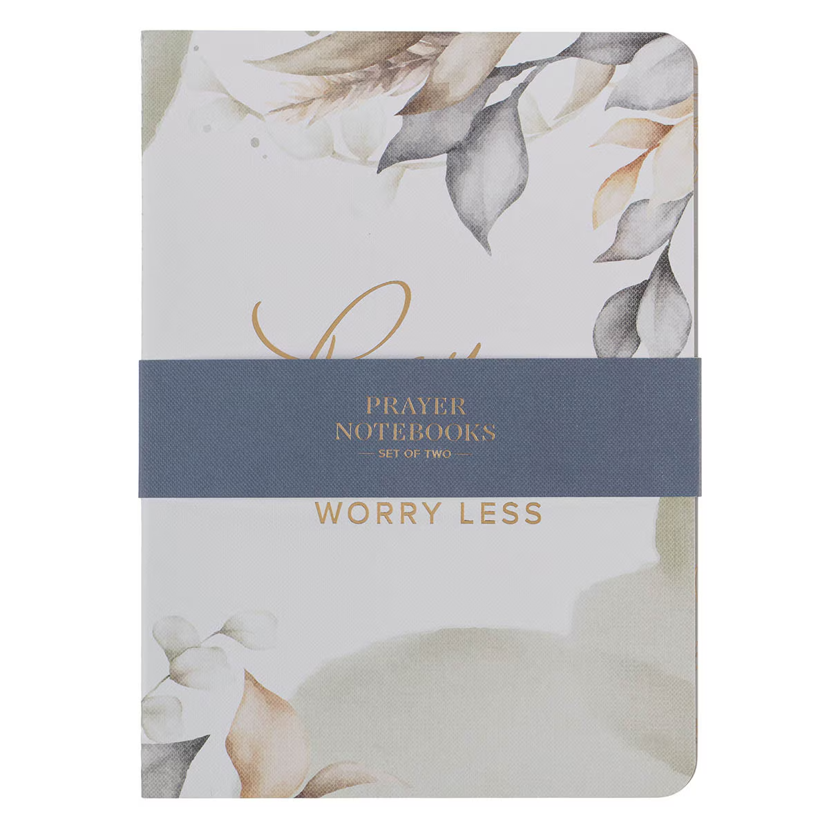 Notebook (Set of 2): Pray More Worry Less
