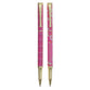 Pen (Set of 2): Be Still & Know, Black Ink, Pink