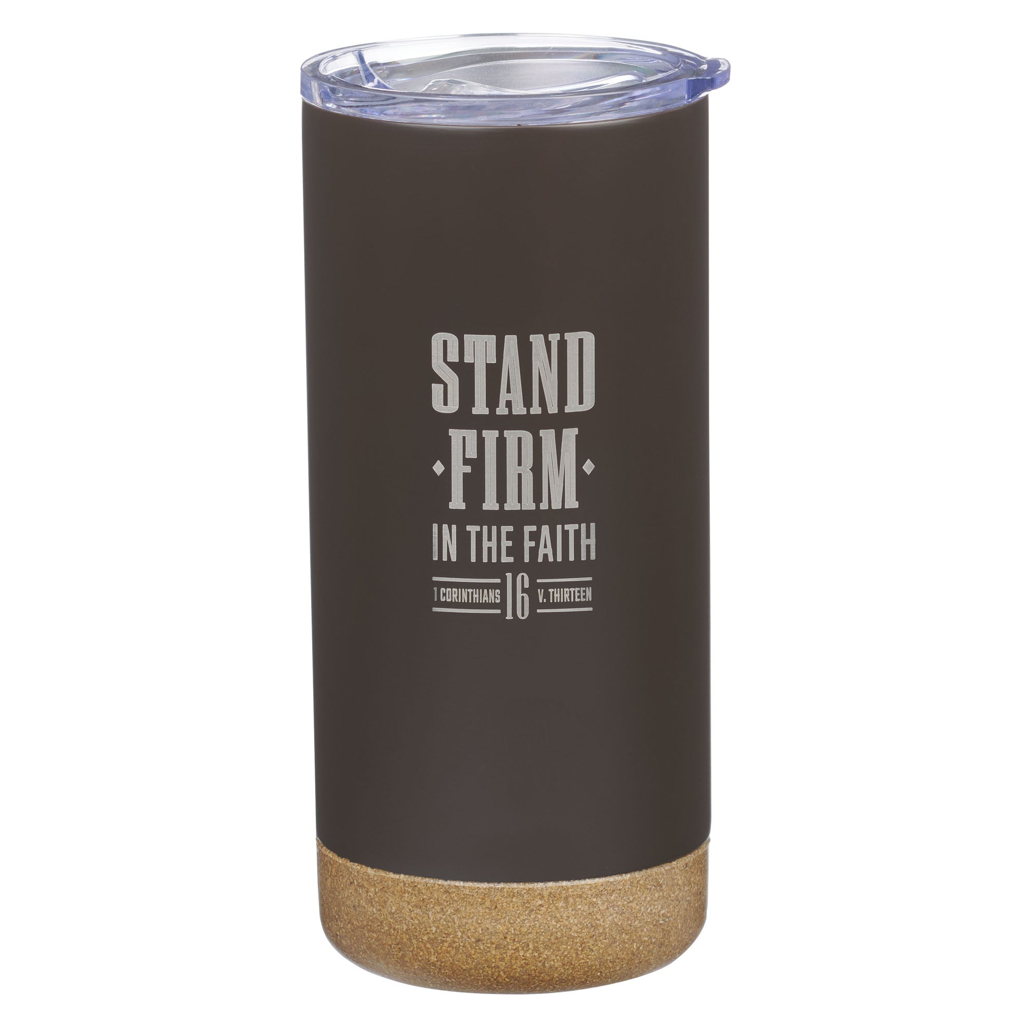 Travel Tumbler, Stainless Steel, 473ml (Stand Firm Righteous Man Collection)
