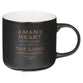 Ceramic Mug: A Man's Heart Plans His Way But The Lord Directs His Steps