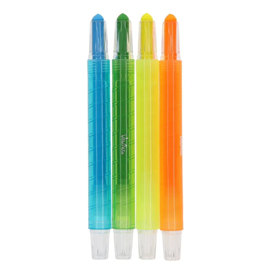 Twist-up Highlighter (Set of 4): Orange, Yellow, Green, Blue