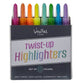 Twist-up Highlighter (Set of 8)