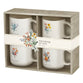 Ceramic Mug (Set of 4): Cream Taupe Thinking of You