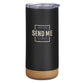 Stainless Steel Tumbler: Black Send Me Isa. 6:8