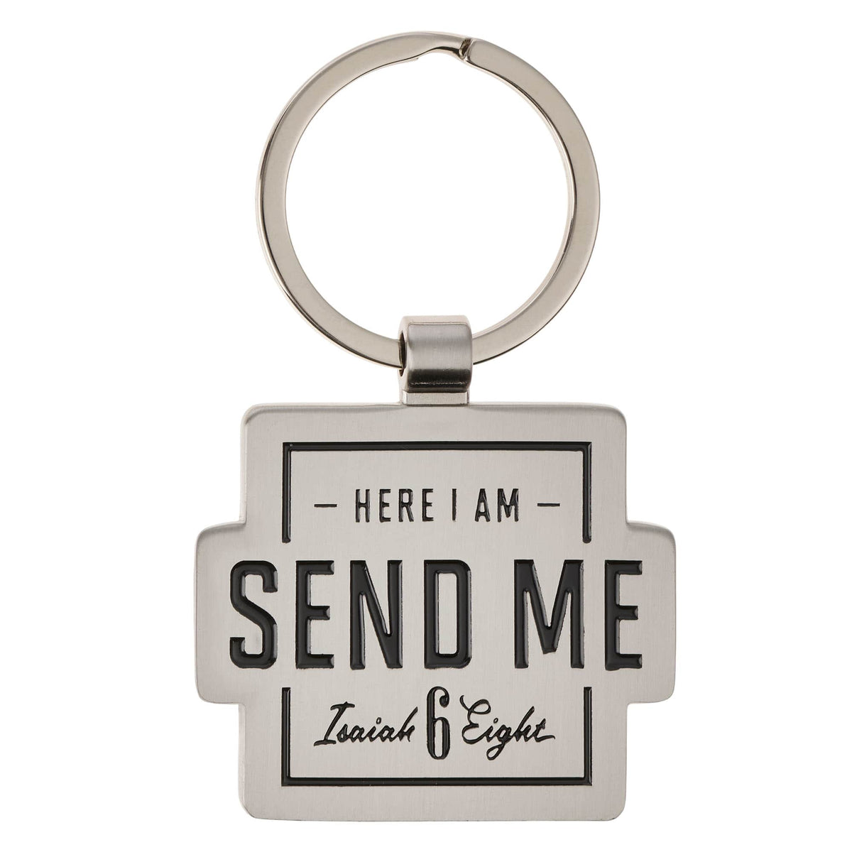 Metal Keyring: Send Me Isa. 6:8