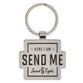 Metal Keyring: Send Me Isa. 6:8