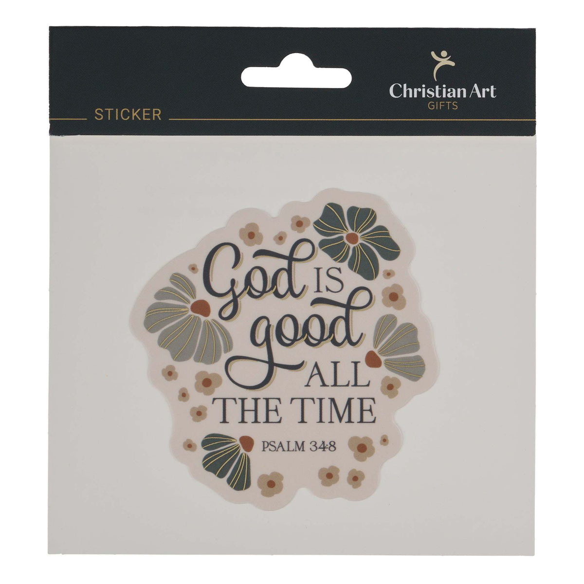 Vinyl Sticker: God Is Good Ps. 34:8