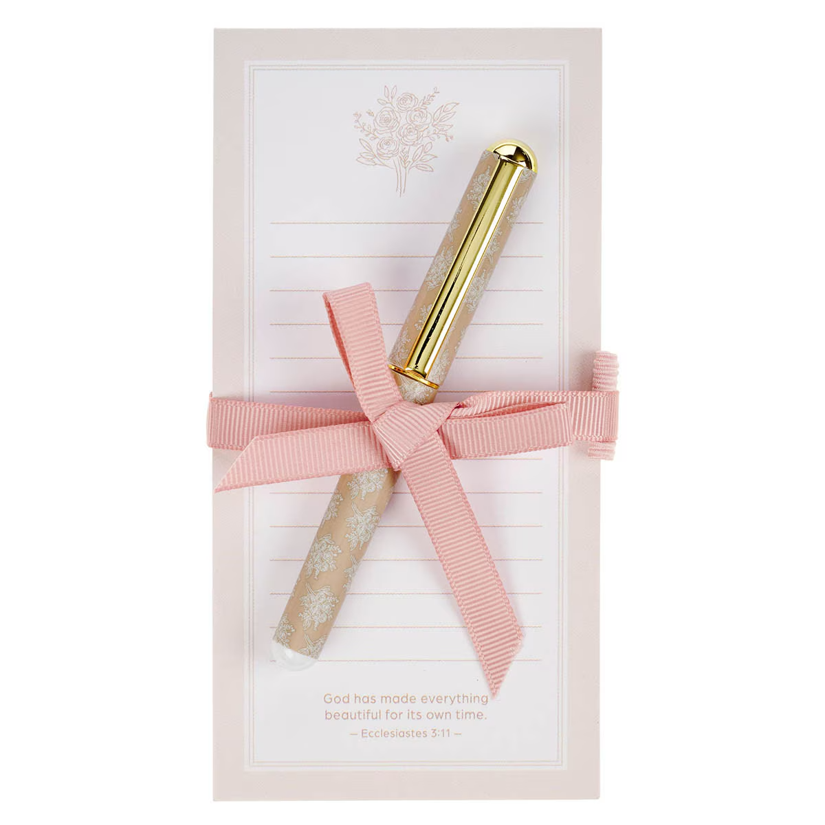 Magnetic Shopping List with Pen: Everything Beautiful Ecc. 3:11