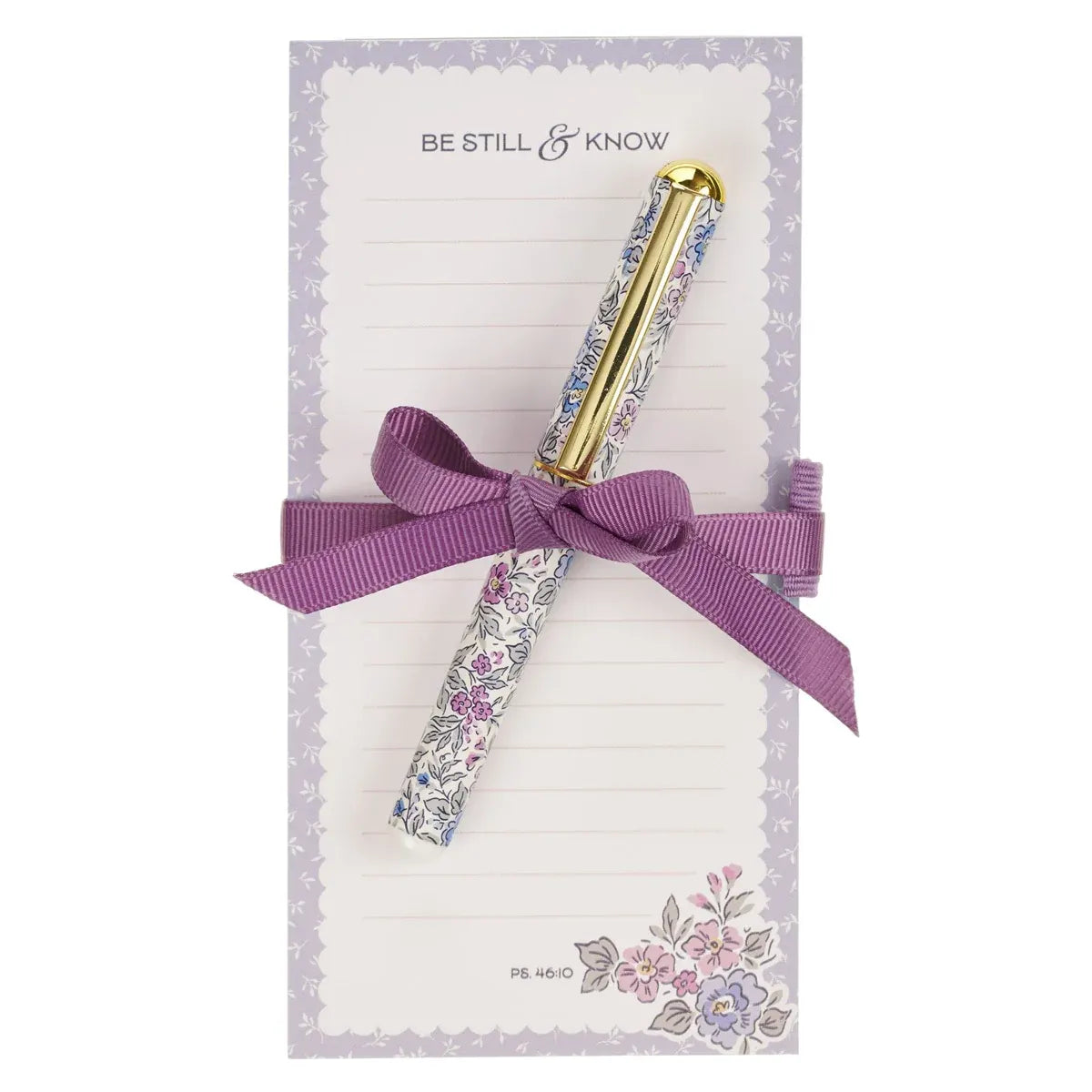 Magnetic Shipping List with Pen: Be Still And Know Psalm 46:10