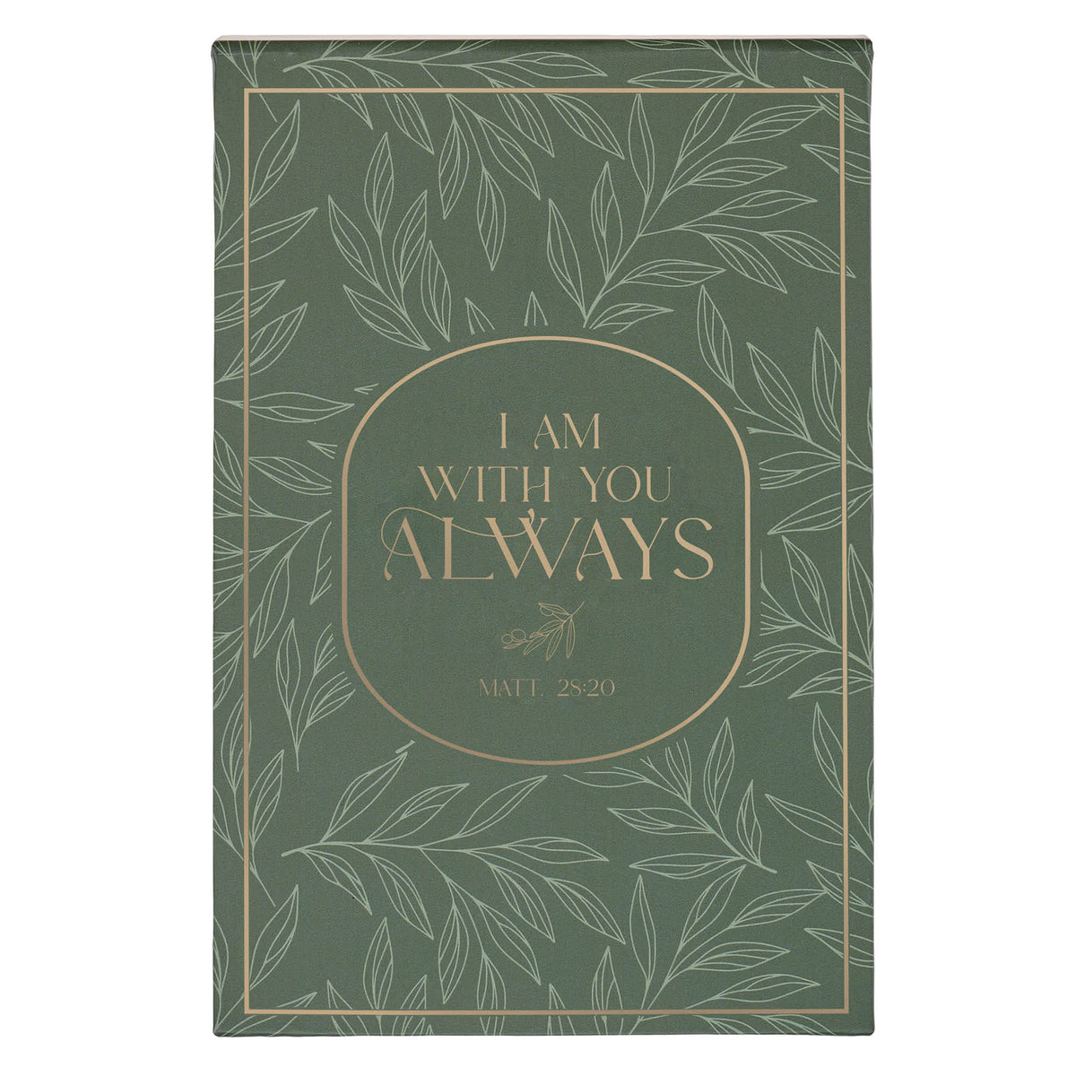 Notepad: Green I Am With You Always Matt. 28:20