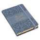 Notebook with Elastic Closure: Blue Strength And Dignity Prov. 31:25