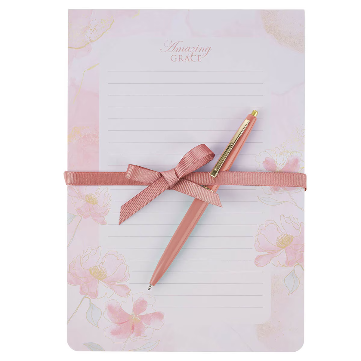 Tear-off Notepad with Pen:  Amazing Grace